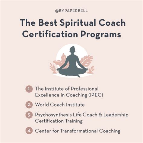 spiritual life coaching certification programs.